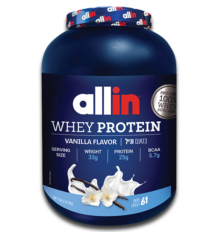 White Chocolate Flavored Whey Protein Powder Large Package - allin